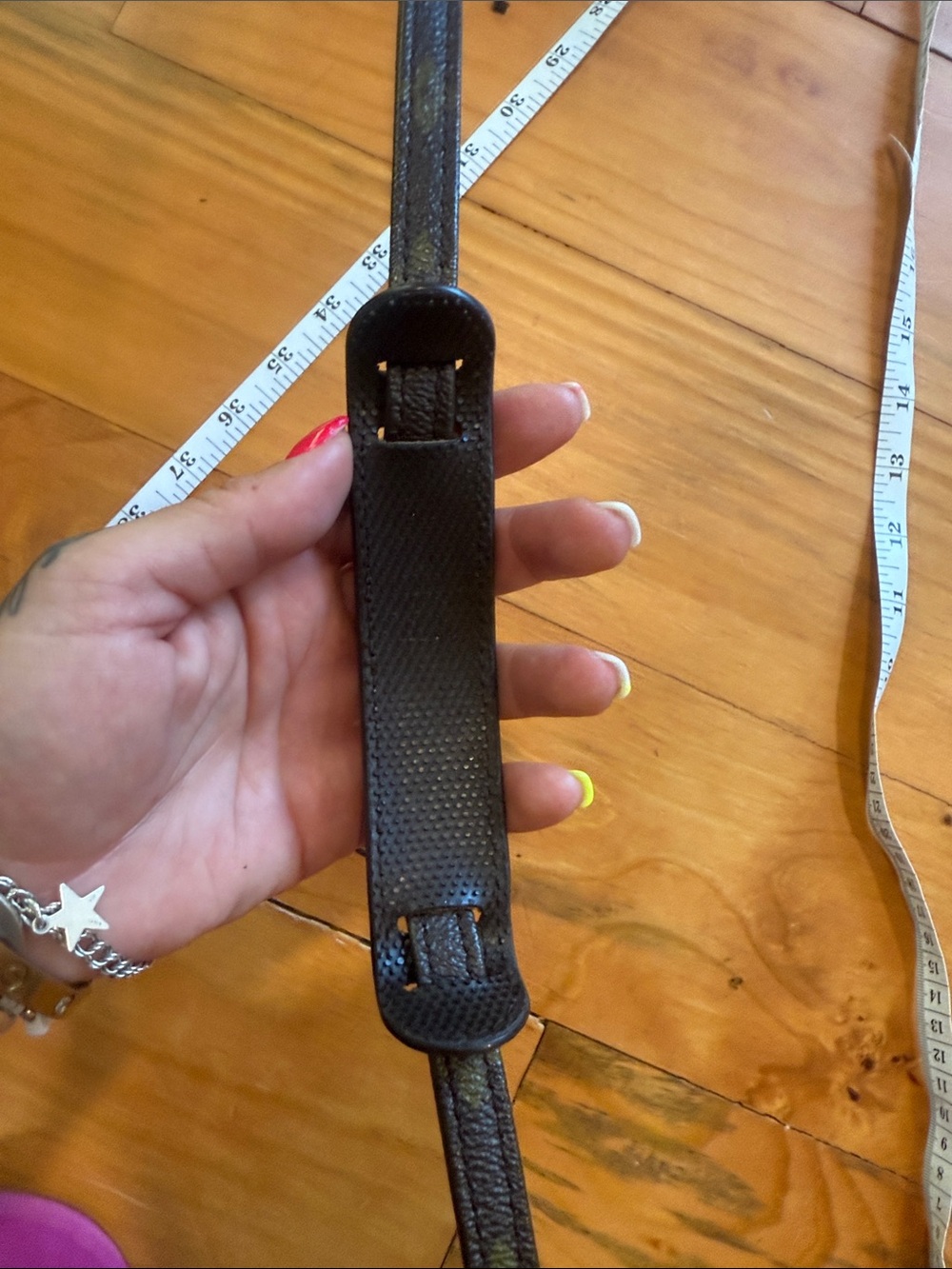 Louis Vuitton Dark Brown Monogram Crossbody Strap - Picture 6 of 6